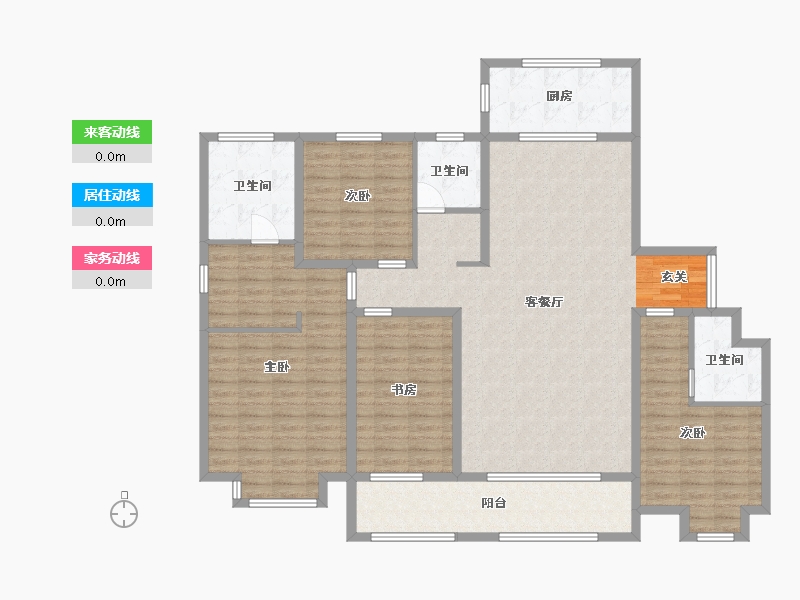 山东省-潍坊市-高新城市广场（备案名中央商务区）-152.51-户型库-动静线