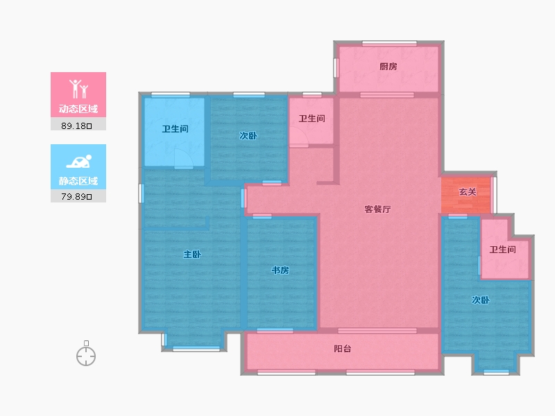 山东省-潍坊市-高新城市广场（备案名中央商务区）-152.51-户型库-动静分区