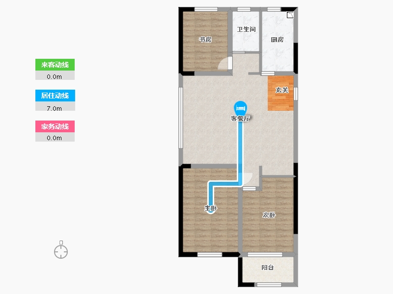 山东省-潍坊市-翔凯文华未来之光-93.60-户型库-动静线