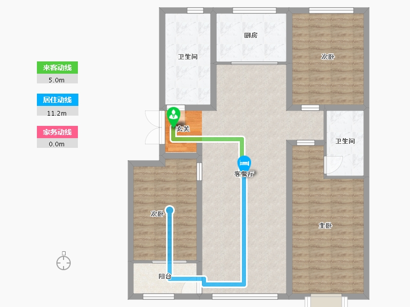 山东省-潍坊市-龙润紫宸华府-108.00-户型库-动静线