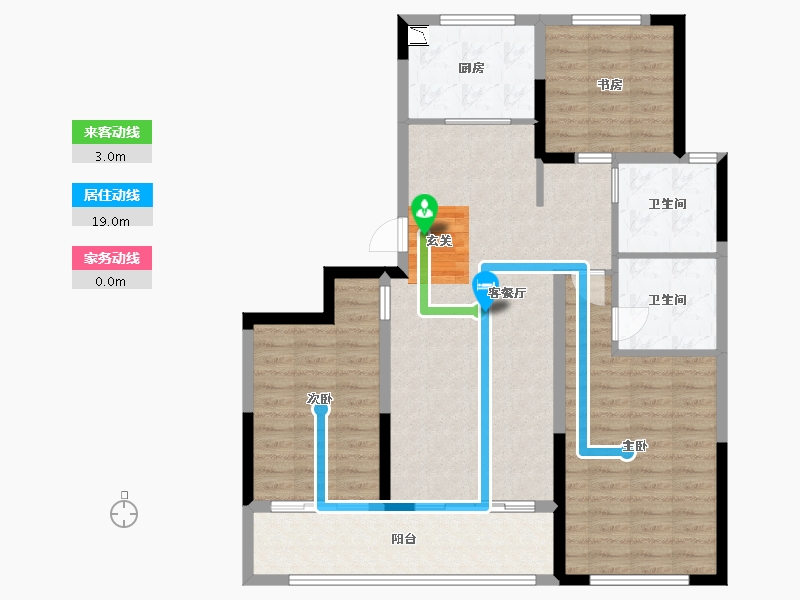 山东省-潍坊市-翔凯文华未来之光-102.40-户型库-动静线