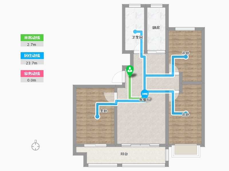 山东省-烟台市-东泰仕林首府-82.41-户型库-动静线