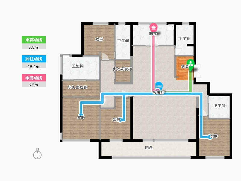 浙江省-宁波市-天一晓著-208.00-户型库-动静线