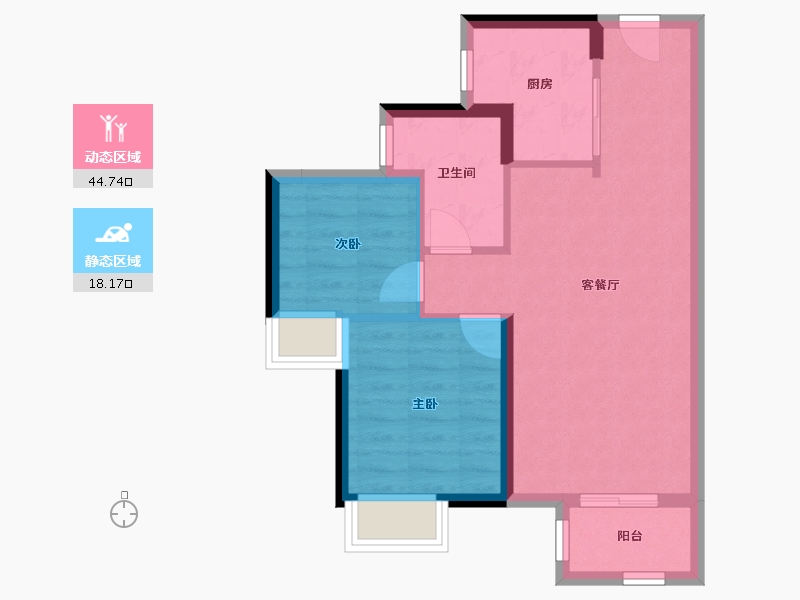 广东省-广州市-中海学仕里-56.01-户型库-动静分区