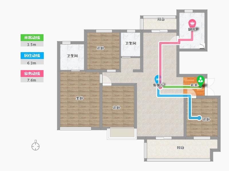 河南省-商丘市-柘城建业幸福里-115.28-户型库-动静线