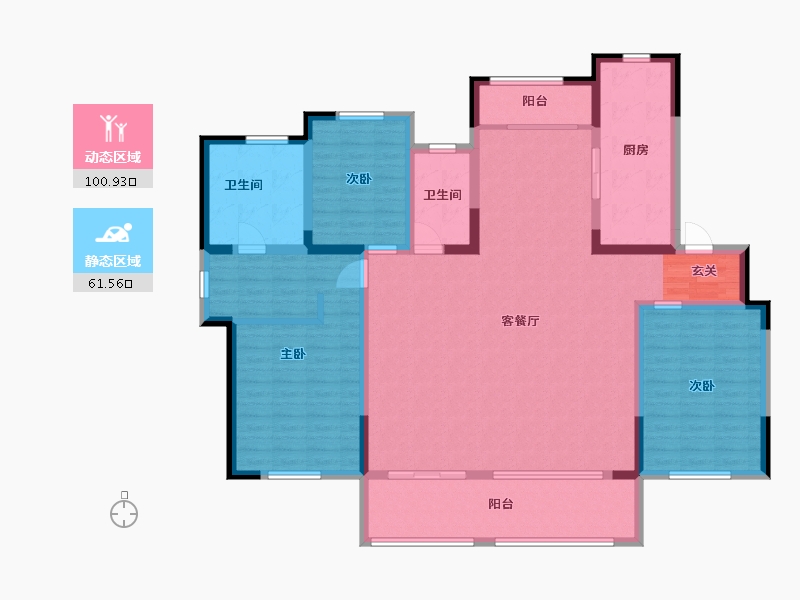 山东省-潍坊市-大有世家-147.15-户型库-动静分区