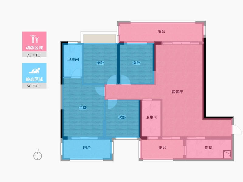 广西壮族自治区-桂林市-新外滩-116.81-户型库-动静分区