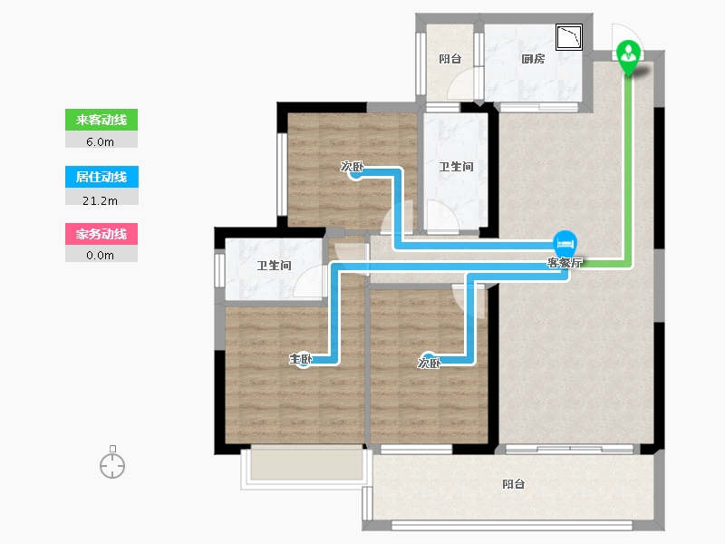 广西壮族自治区-桂林市-新外滩-94.11-户型库-动静线