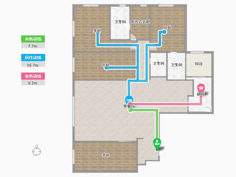 四川省-成都市-复地金融岛-234.87-户型库-动静线