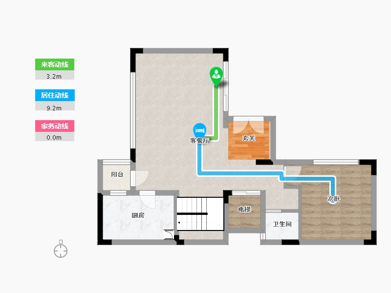 重庆-重庆市-嘉景湾-72.15-户型库-动静线