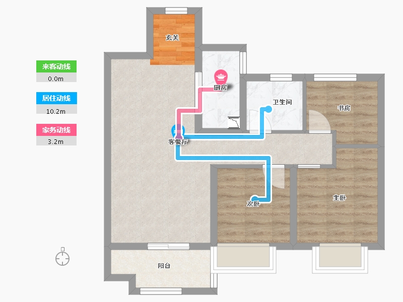 甘肃省-兰州市-兰州万达城-63.43-户型库-动静线