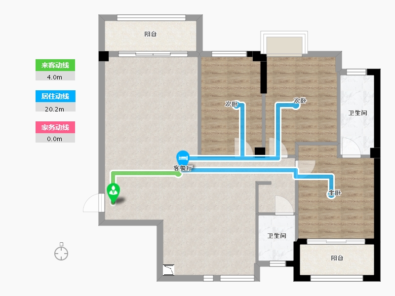 福建省-泉州市-天骏壹品-98.59-户型库-动静线