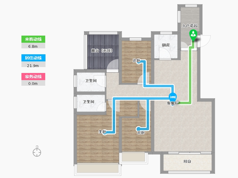 河南省-信阳市-西亚美悦城-112.00-户型库-动静线