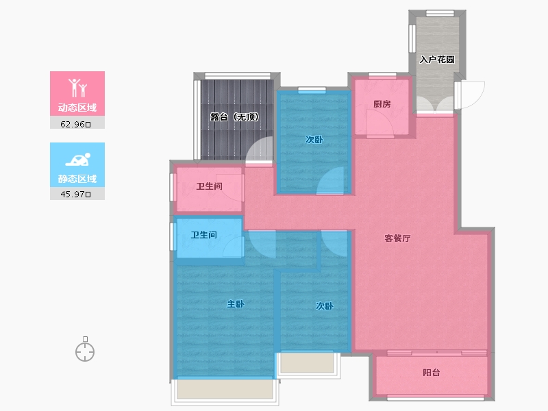 河南省-信阳市-西亚美悦城-112.00-户型库-动静分区