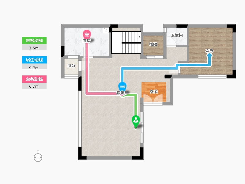 重庆-重庆市-嘉景湾-78.08-户型库-动静线