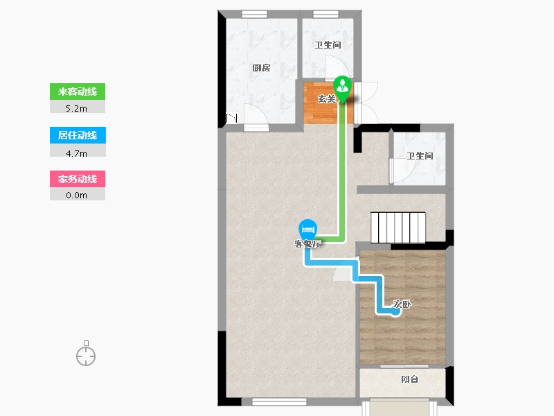 天津-天津市-联发静湖壹号-68.04-户型库-动静线