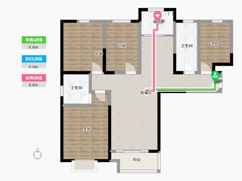 河南省-郑州市-宏光揽境-122.41-户型库-动静线