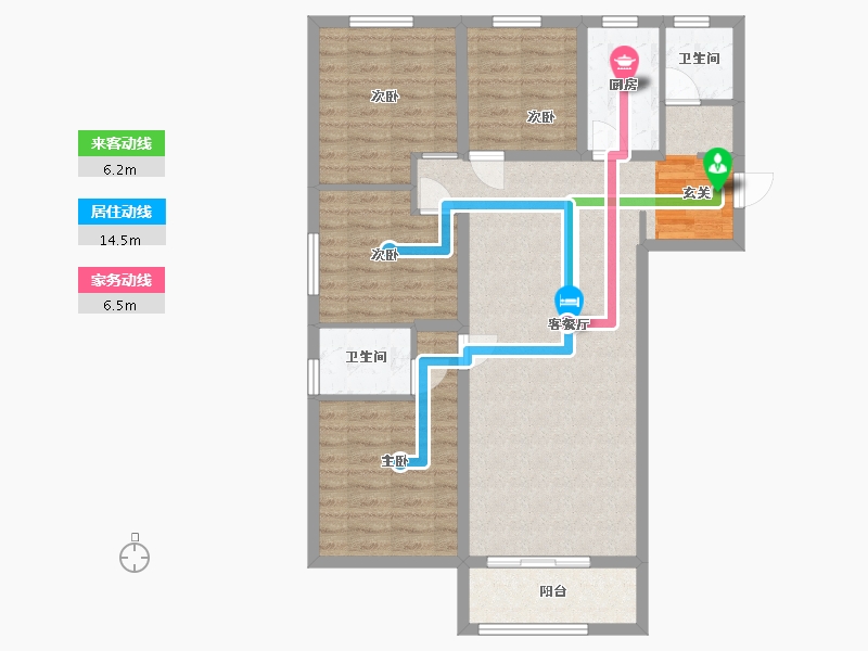 河北省-邢台市-丰基世界观-94.46-户型库-动静线