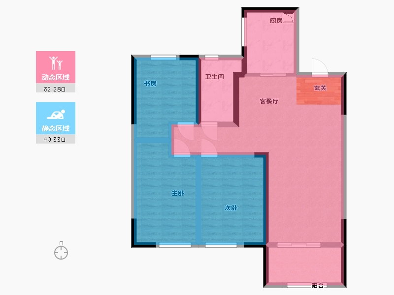 山东省-青岛市-千业新城-91.20-户型库-动静分区