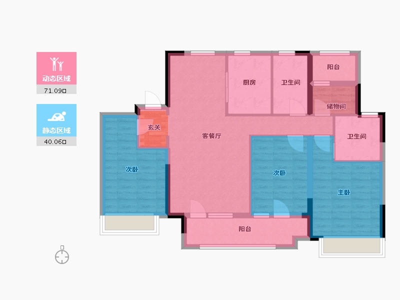 山东省-青岛市-新城悦隽公园里-99.19-户型库-动静分区