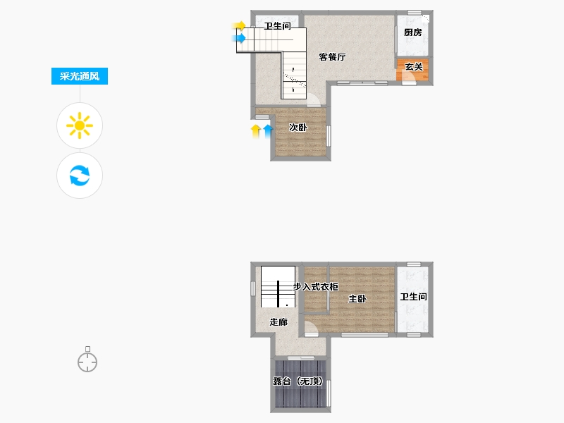 山东省-威海市-威高康养小镇-93.67-户型库-采光通风