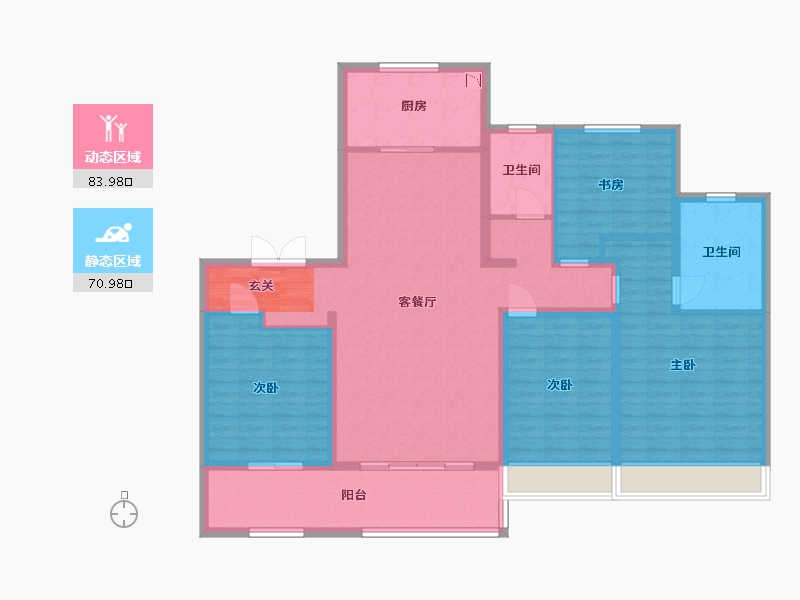 山东省-济南市-万和府-140.00-户型库-动静分区