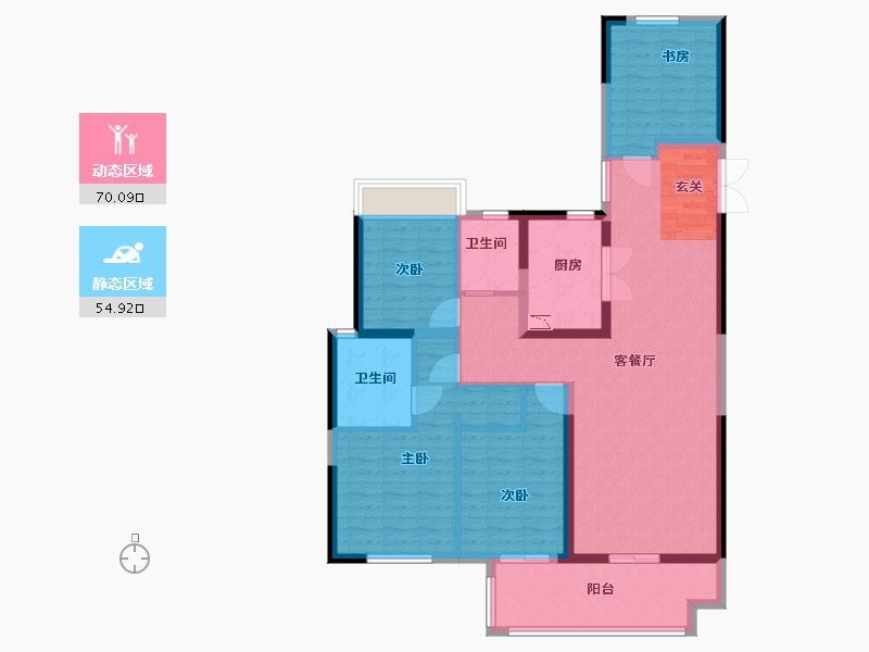 江苏省-南通市-海安万达广场-112.00-户型库-动静分区