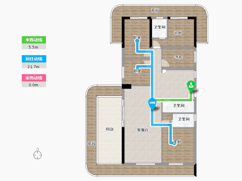 广西壮族自治区-玉林市-世茂・中鼎公园9里-175.09-户型库-动静线