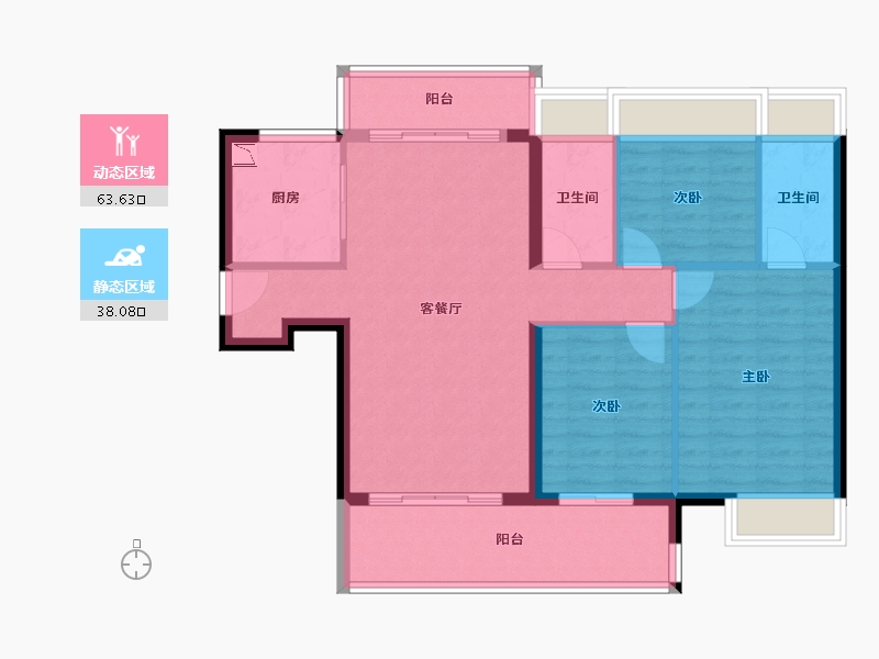 广东省-湛江市-博达峰境-91.77-户型库-动静分区