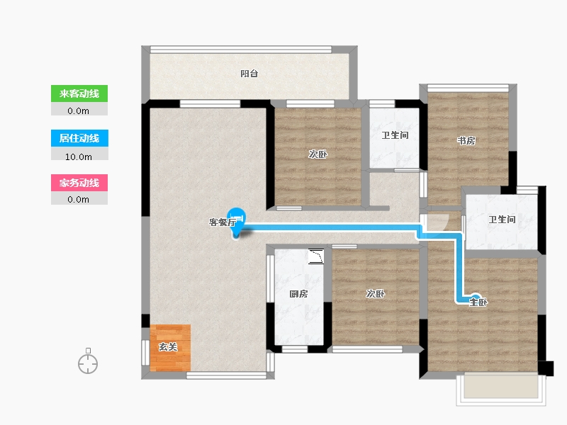 广西壮族自治区-桂林市-金科集美东方-98.94-户型库-动静线