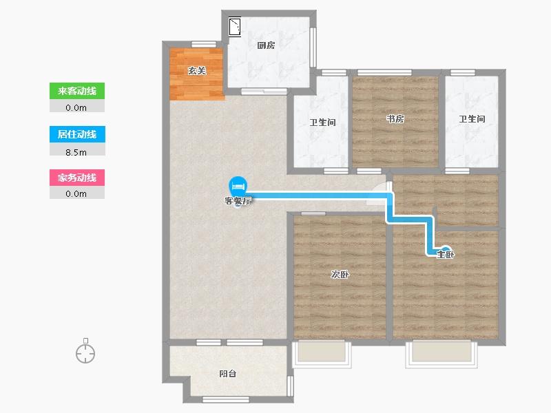 山东省-青岛市-海尔产城创东方学府-91.20-户型库-动静线