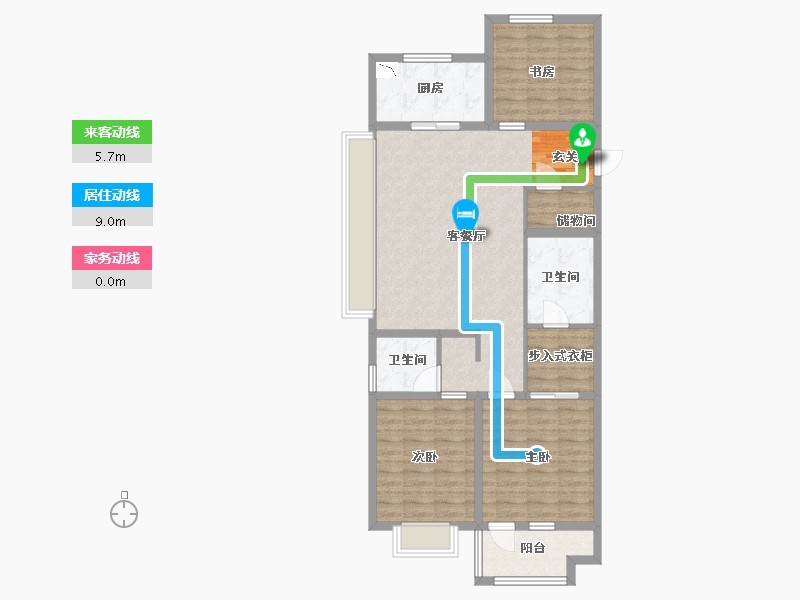 山东省-青岛市-海尔产城创东方学府-100.00-户型库-动静线