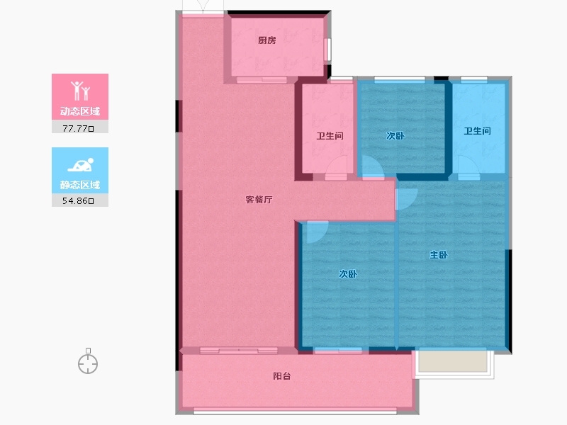 江苏省-常州市-银河湾明苑-120.00-户型库-动静分区