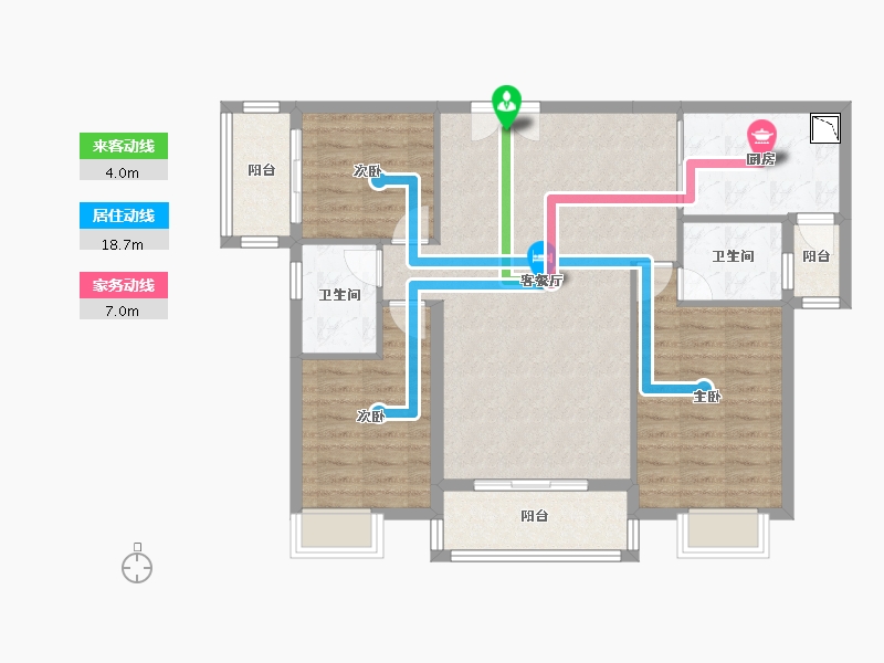 广西壮族自治区-桂林市-粤华-95.73-户型库-动静线