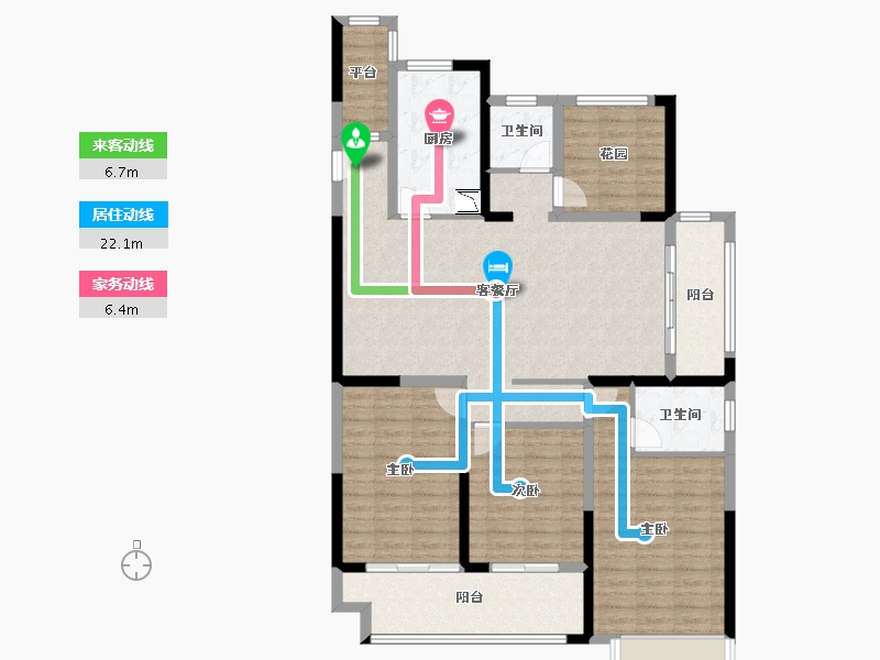 江苏省-常州市-港悦府-124.00-户型库-动静线