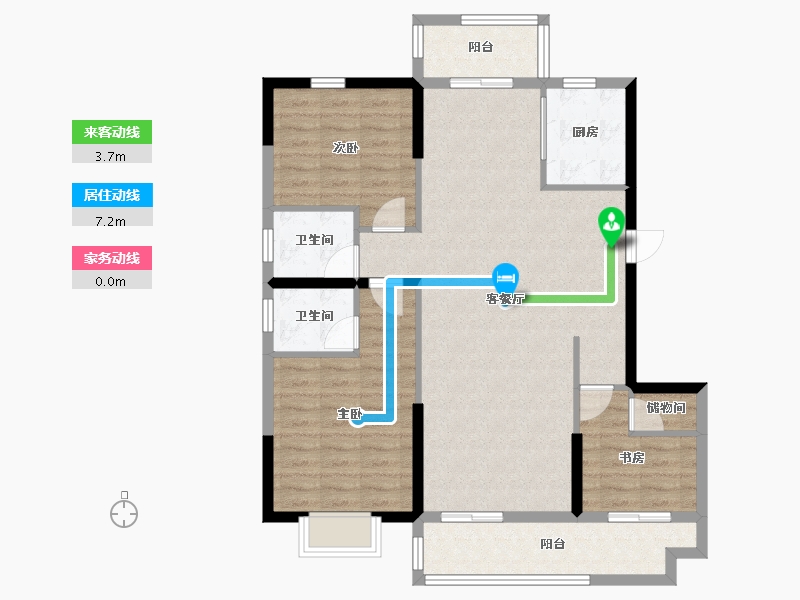 山东省-菏泽市-富邦 历山湾-99.06-户型库-动静线