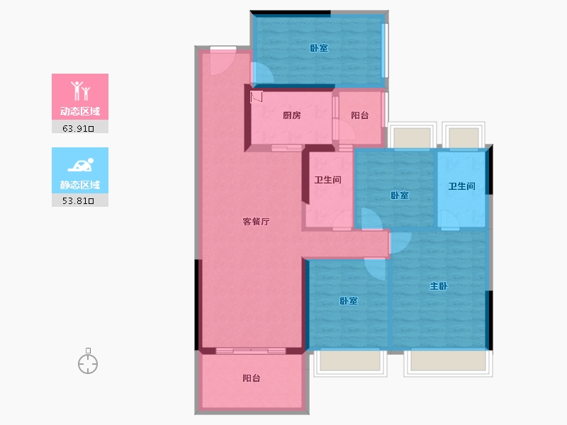 广东省-湛江市-东新高地-105.35-户型库-动静分区