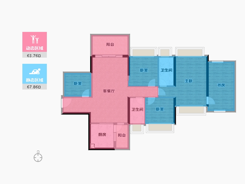 广东省-湛江市-东新高地-117.46-户型库-动静分区