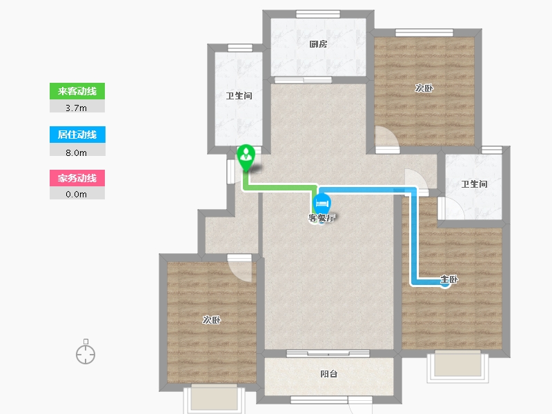 河北省-邢台市-祥云 天和盛世-99.13-户型库-动静线