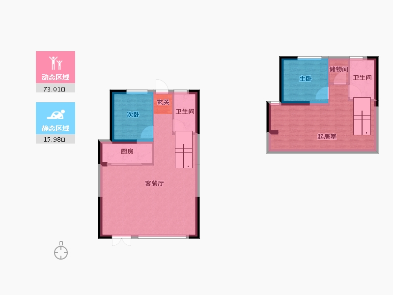 云南省-昆明市-红星天悦-79.98-户型库-动静分区