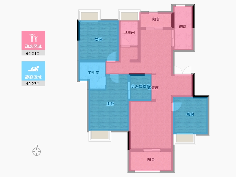 四川省-成都市-铁投牧山溪岸-101.77-户型库-动静分区