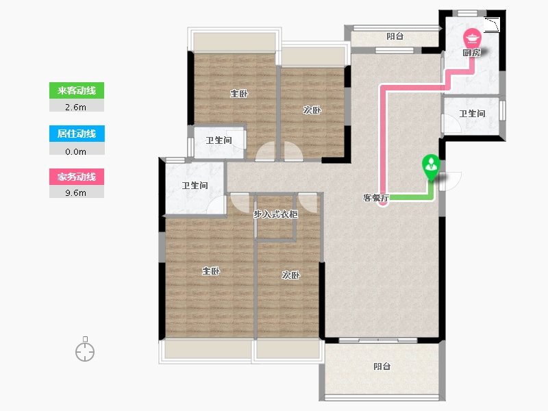 广东省-汕头市-威悦名苑-144.46-户型库-动静线