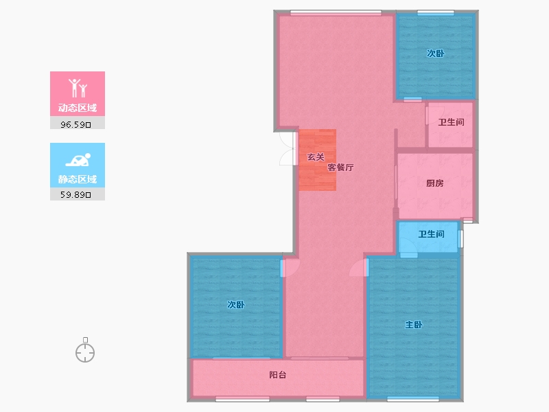 山东省-临沂市-御澜九府-143.20-户型库-动静分区