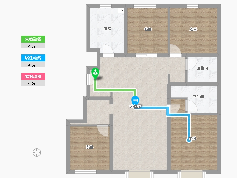 北京-北京市-融创亦庄壹号-97.02-户型库-动静线