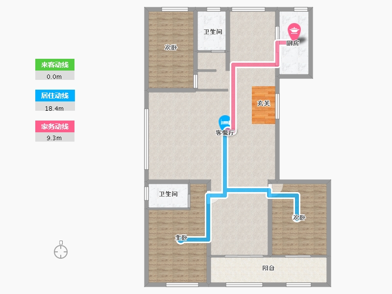 山东省-临沂市-御澜九府-146.40-户型库-动静线