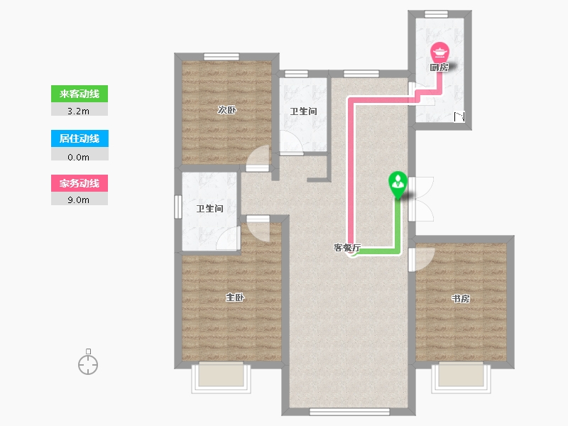 河北省-保定市-紫樾华庭-96.00-户型库-动静线