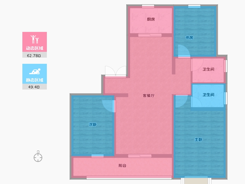 山东省-济宁市-辰雨源著-100.01-户型库-动静分区