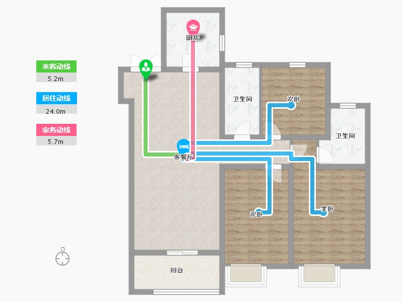 山东省-济宁市-辰雨源著-100.00-户型库-动静线