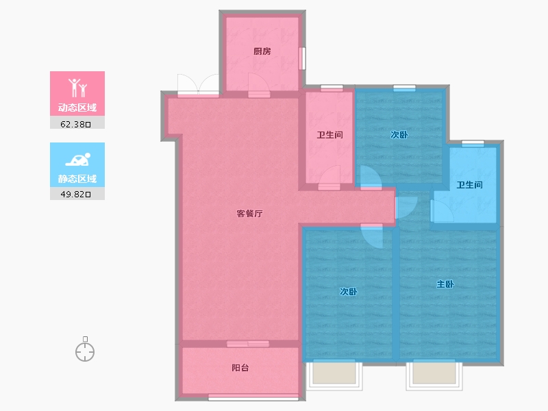 山东省-济宁市-辰雨源著-100.00-户型库-动静分区