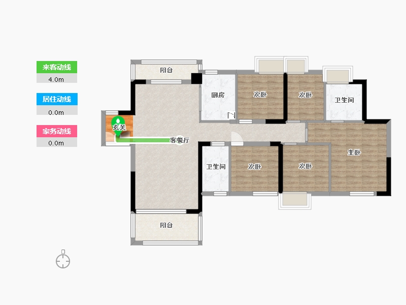 广东省-东莞市-东莞星河时代-114.33-户型库-动静线